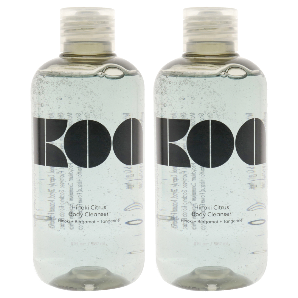 Hinoki Citrus Body Cleanser - Pack of 2 by KOA for Unisex 8 oz Cleanser